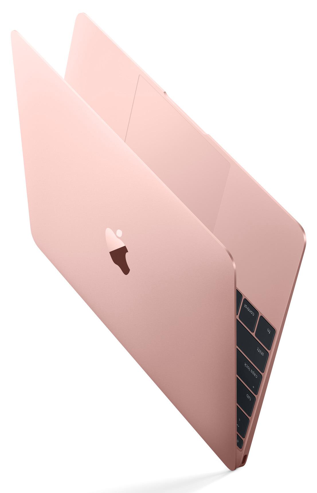 2016-versjonen av MacBook 12" fås nå i rosa.
