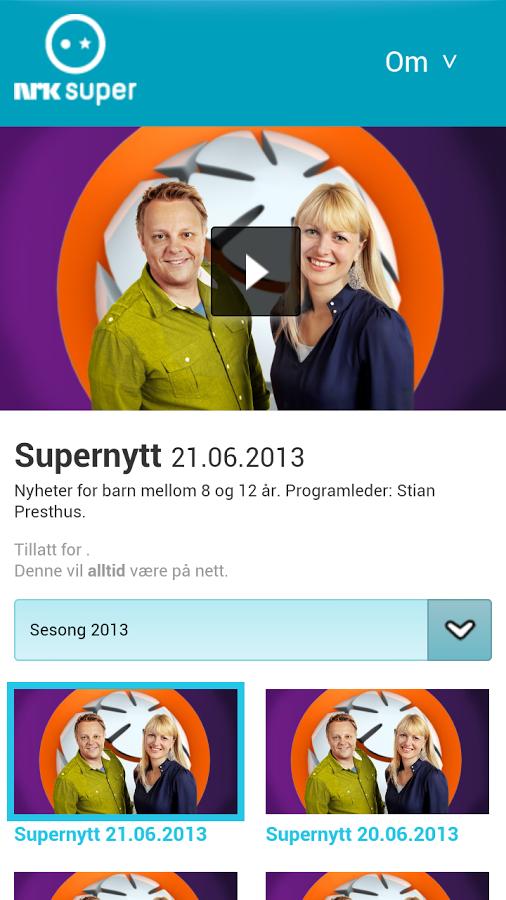 NRK Super.