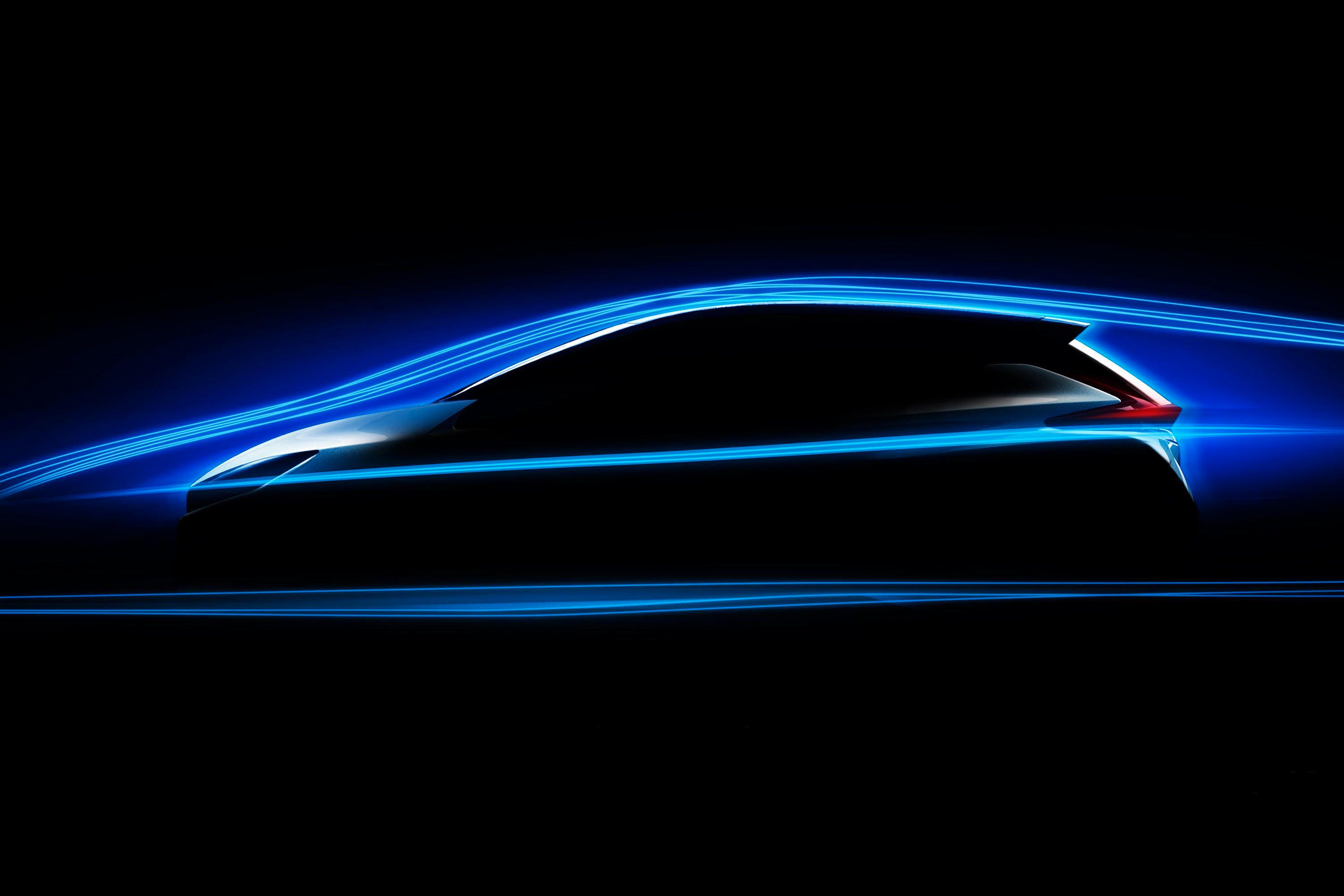 Det foreløpig siste teaserbildet fra Nissan handler om aerodynamikken til nye Leaf.