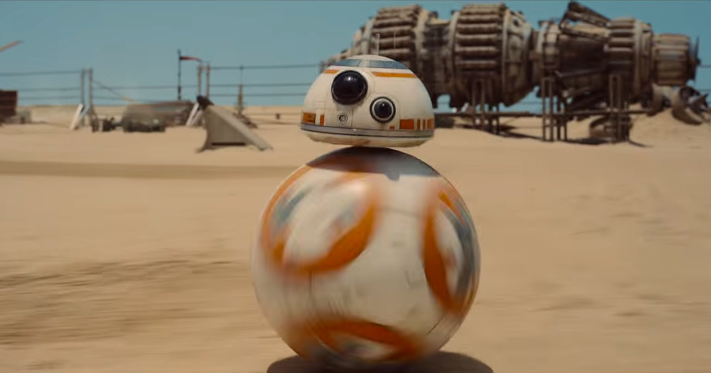 BB-8 dukket opp i den første Star Wars-traileren, og alle antok at den var dataanimert.
