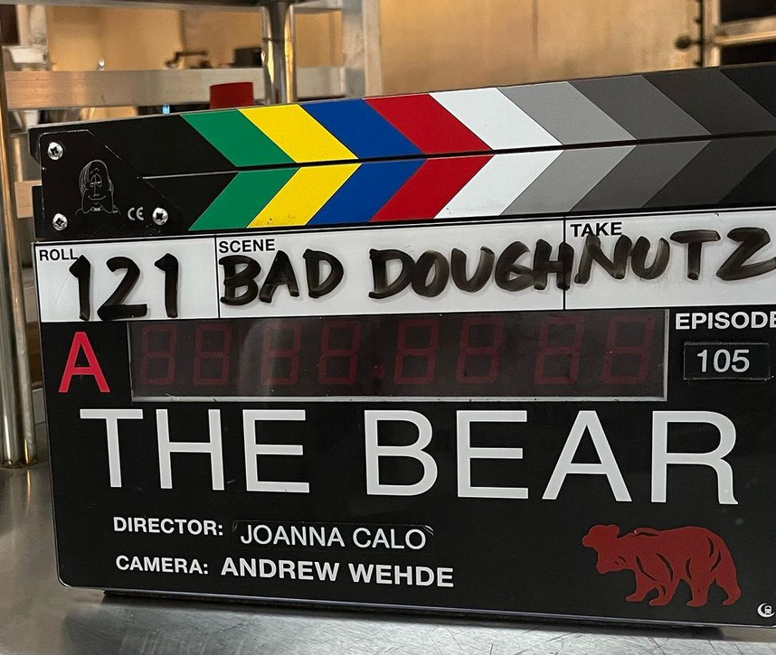 ACTION: Sarah Mispagel var med på innspillingen av «The Bear».