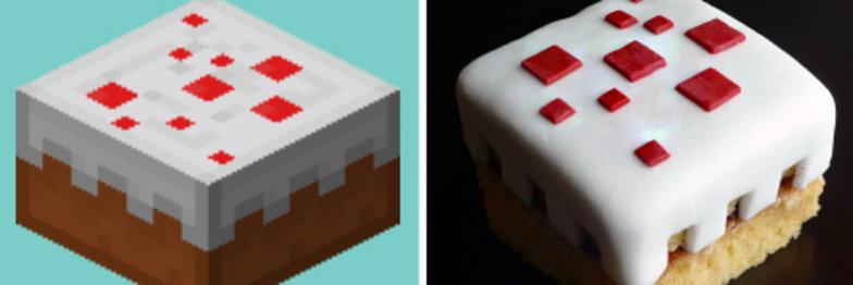 Lurer på hvordan Minecraft-kaken smaker?