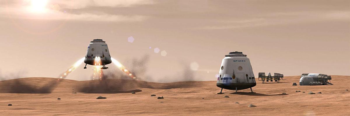 Målet er en koloni på Mars, som vil huse cirka 80 000 mennesker.Foto: SpaceX