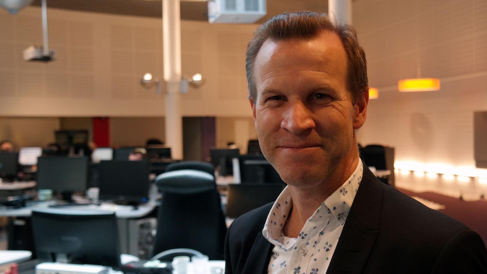Anders Krokan er informasjonssjef i Telenor. Ved feil i nettet må han raskt sette seg inn i hva som skjer, for å kunne besvare henvendelser fra media og informere publikum og myndigheter. Foto: Espen Irwing Swang, Tek.no