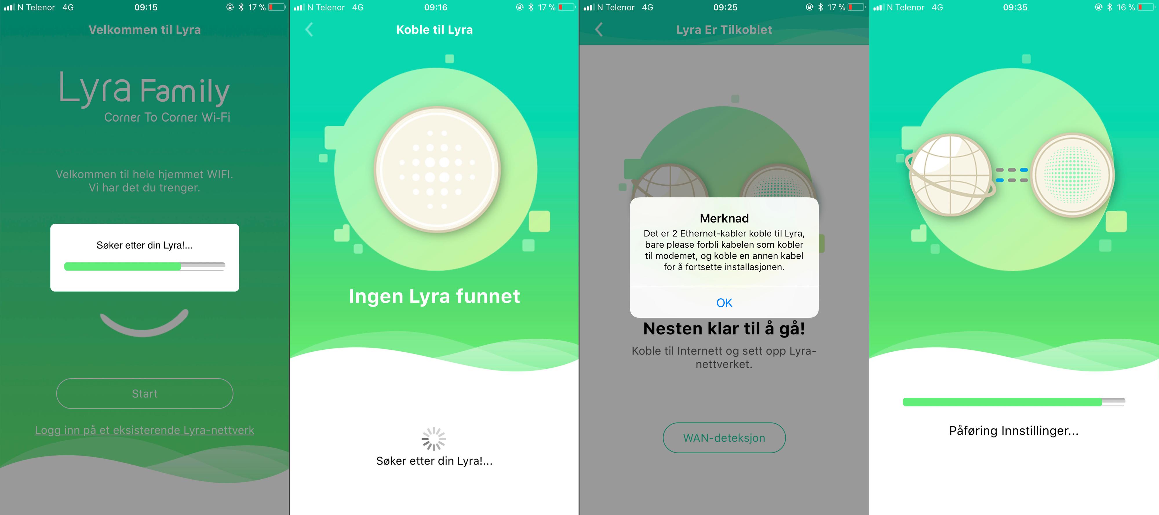 En stor del av dialogene i Lyra-appen til Asus ser ut som om de er oversatt i Google Translate.
