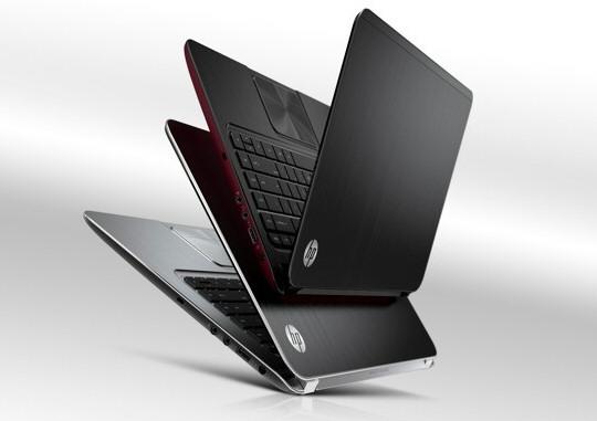 HPs nye Ultrabook- og Ultrasleek-modeller kommer i sølv og rød/sort.