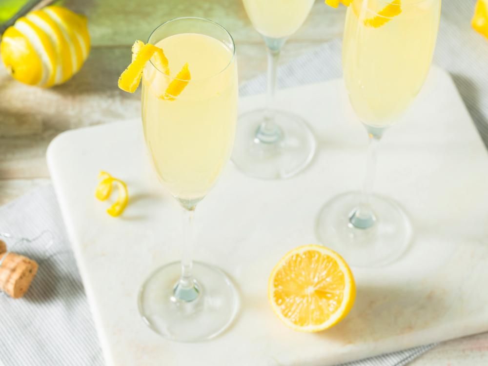 French 75 – cocktail med citronsting