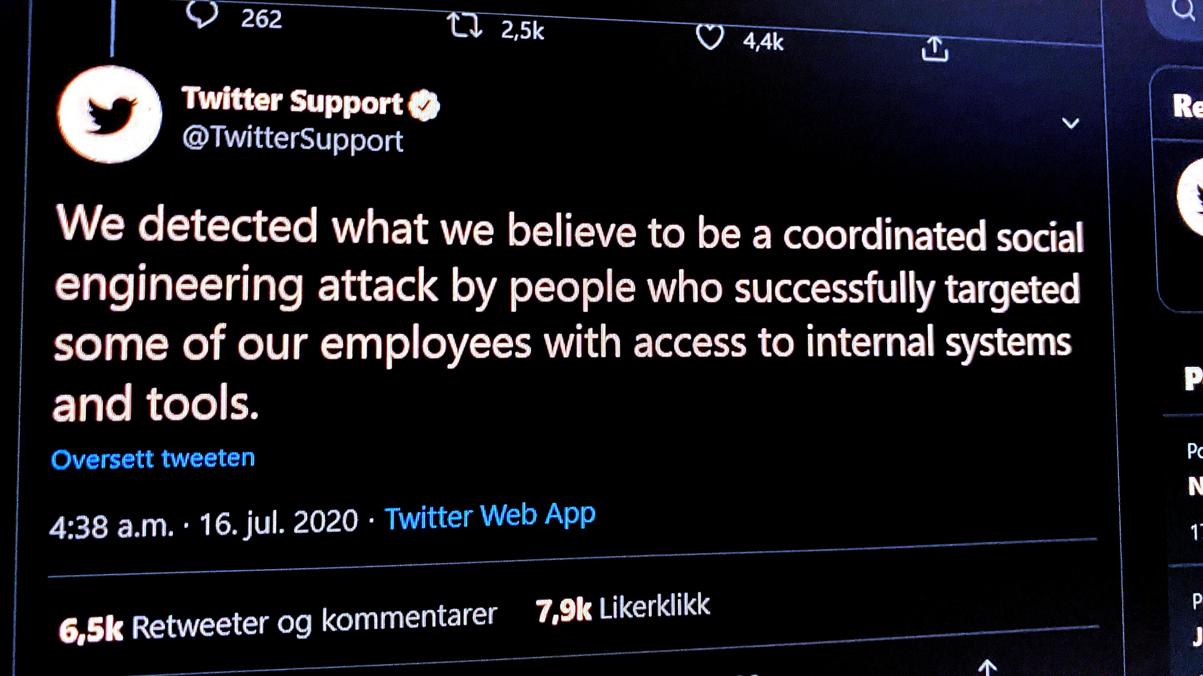 Twitter: - Hackerne gikk etter ansatte med tilgang