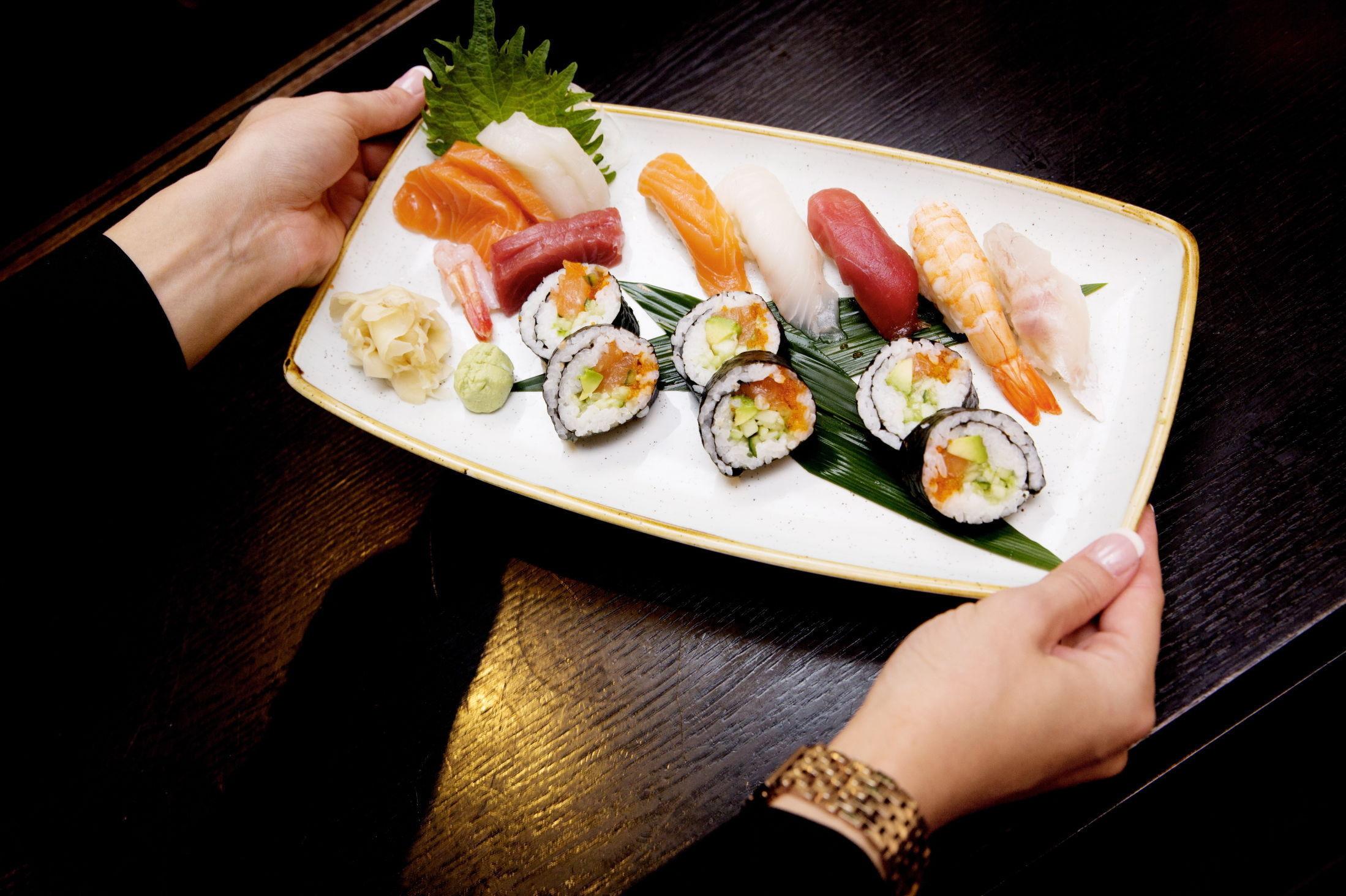 EKSOTISKE SMAKER: I tillegg til sushi serverer restauranten på Majorstuen en fusjon mellom de klassiske, østasiatiske kjøkkenene. Foto: Karin Beate Nøsterud/VG