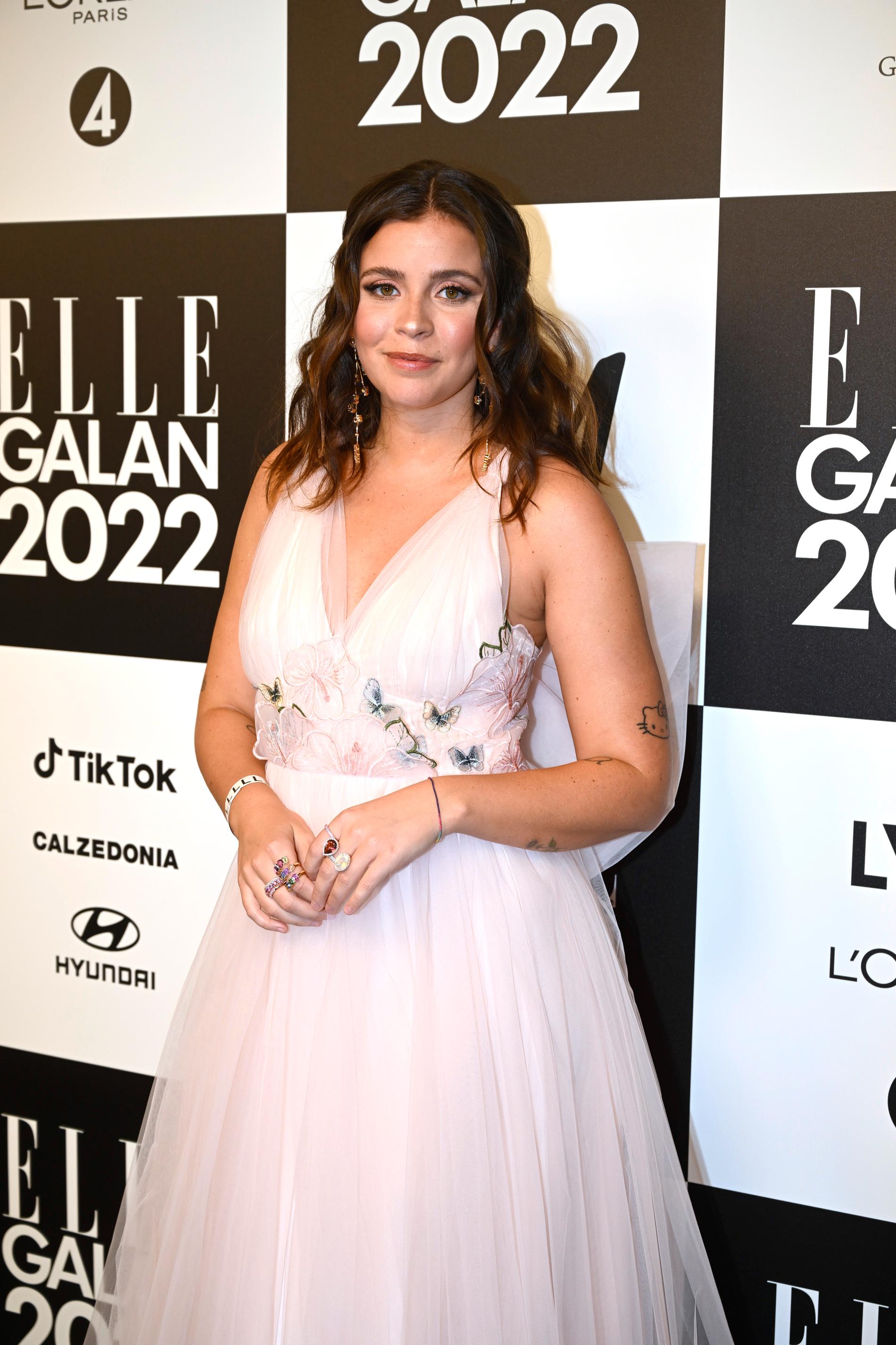 Nicole på Elle-galans röda matta i april 2022