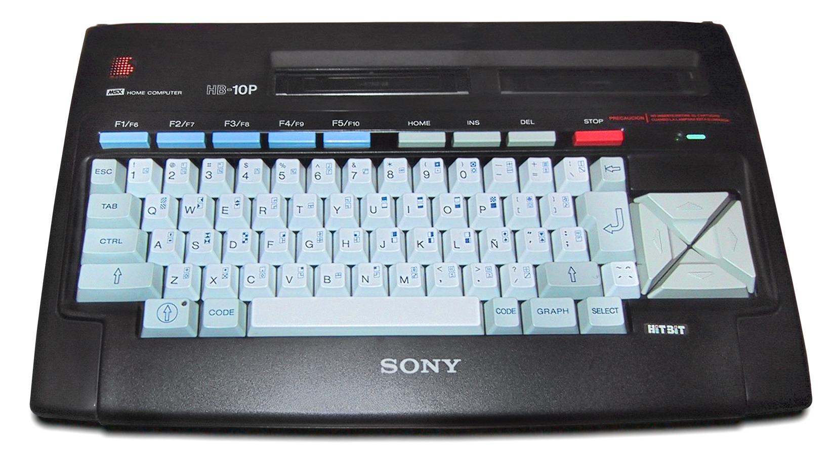 Sony HitBit MSX-kompatibel datamaskin. Foto: Doppelgangland