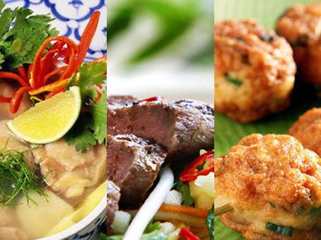 Server thailandsk mat denne helgen - her får du forslag til tre retter inspirert av smilets land. (Foto: Lisa Westergaard/Dan Petter Neegaard/Trygve Indrelid.)