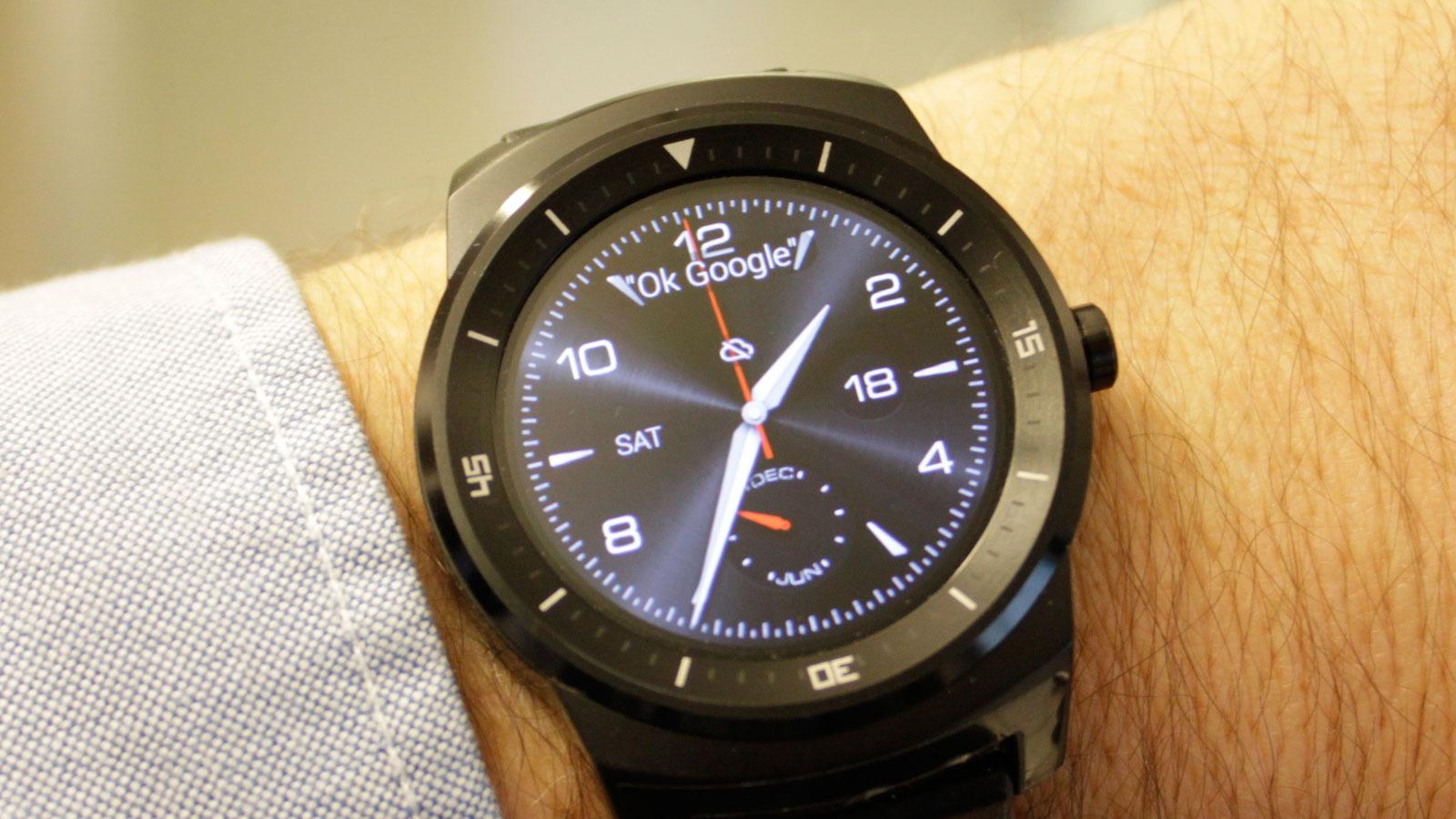 LG G Watch R kjører Android Wear-operativsystemet. . Foto: Espen Irwing Swang, Tek.no