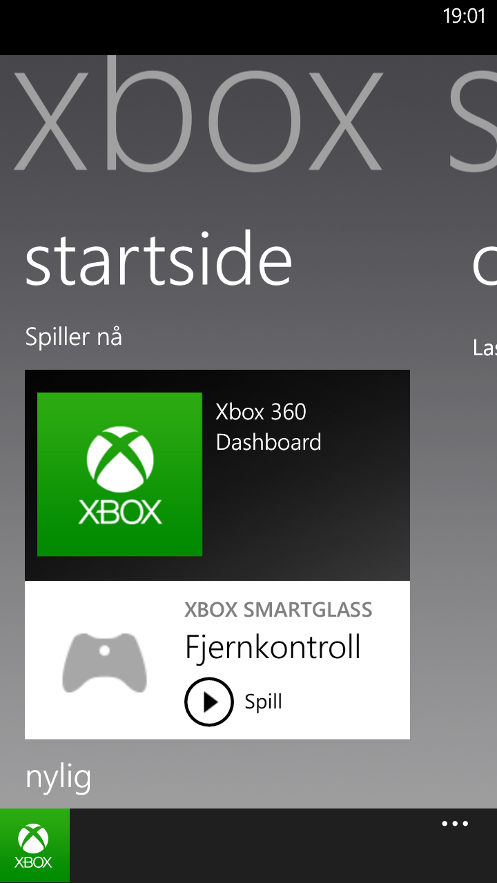 Xbox Smartglass lar deg styre spill rett fra mobiltelefonen, eller få informasjon om spillene.
