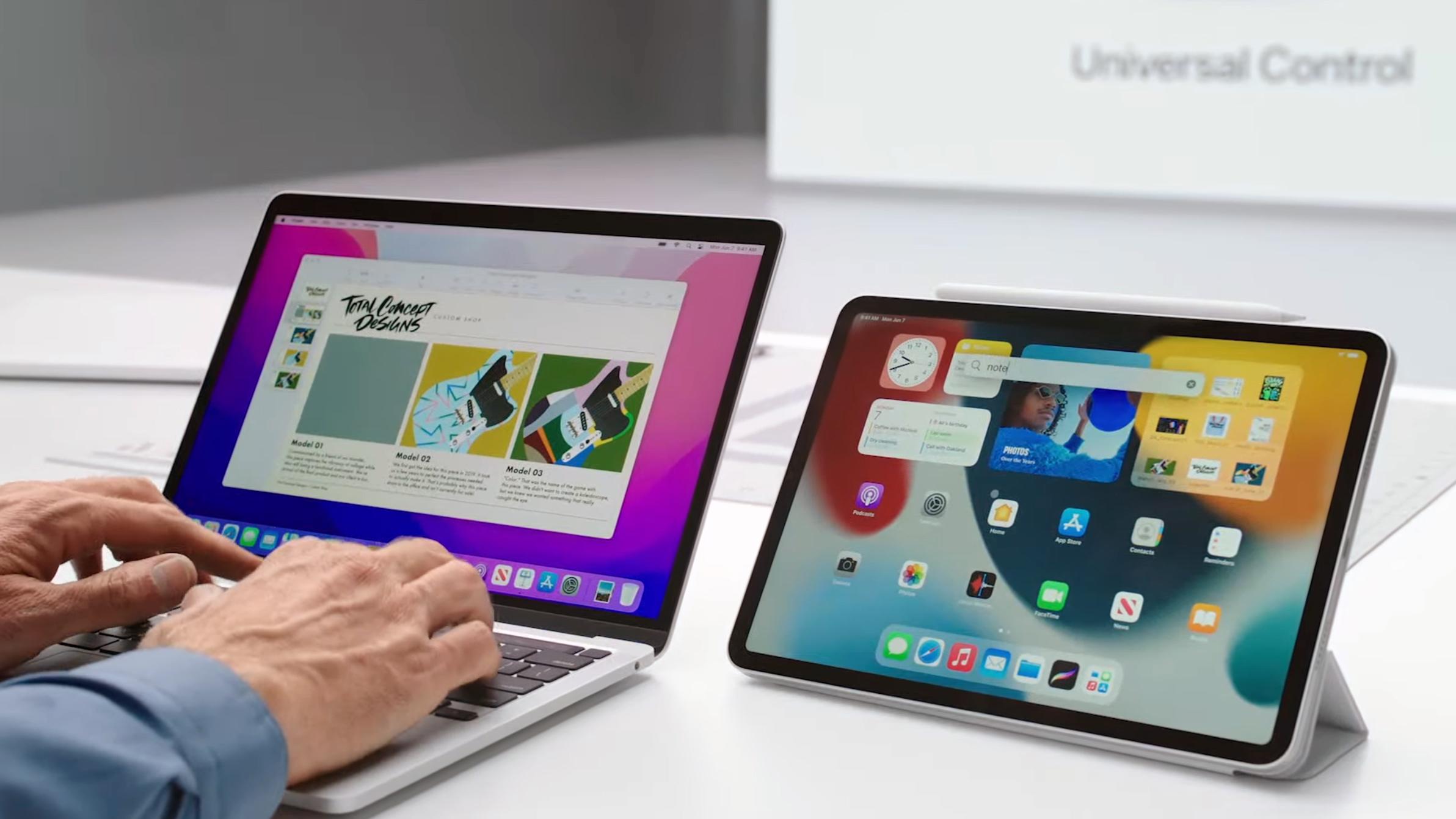Med «universalkontroll» skulle du i nye MacOS Monterey kunne styre en iPad eller en iMac med tastaturet og pekeplaten til en MacBook. Nå er funksjonen utsatt, for andre gang. 
