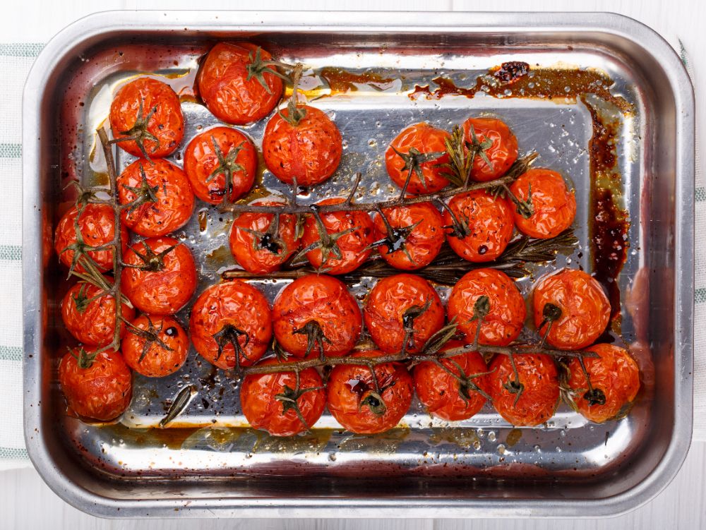 Ugnsrostade tomater.