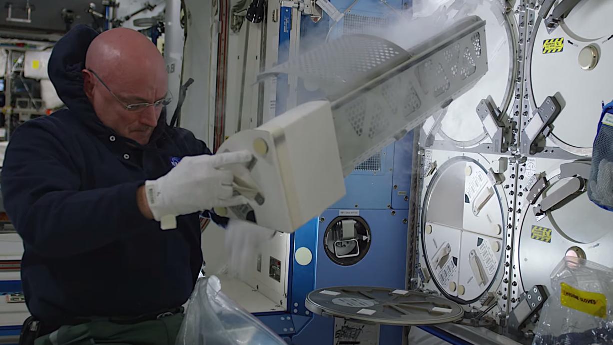 De nye, sylskarpe NASA-videoene skal blant annet gi et bedre innblikk i livet på romstasjonen ISS. Foto: NASA/YouTube