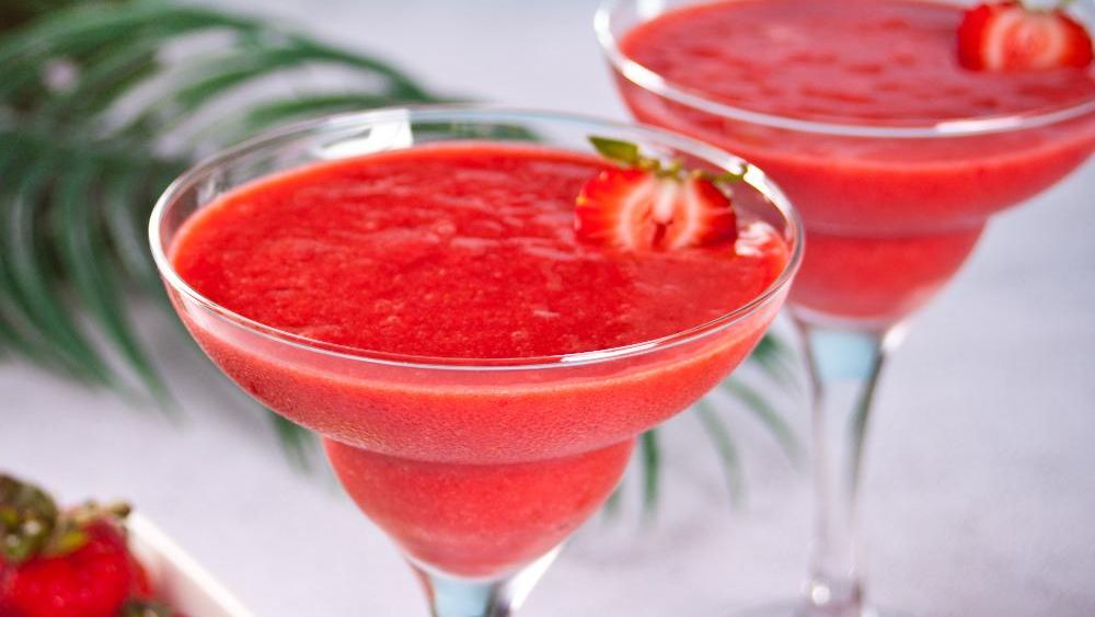 Alkoholfri strawberry daiquiri 