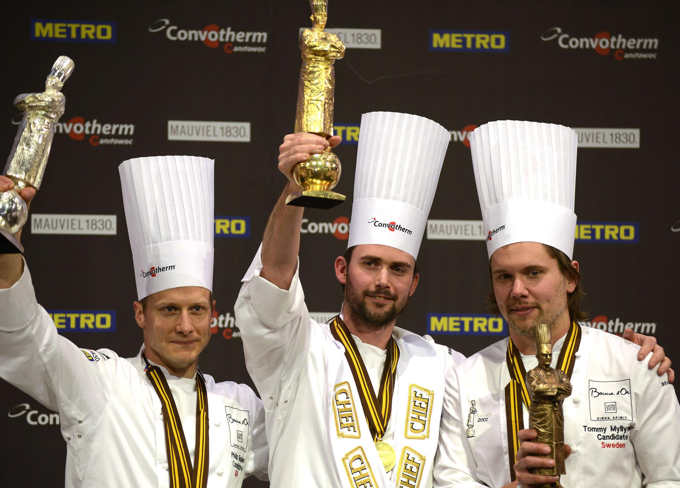 VERDENS BESTE: Ørjan Johannessen fikk i dag den største utmerkelsen en kokk kan drømme om, han vant Bocuse d'Or 2015 og er dermed verdens beste kokk. Foto: Impulsfoto.