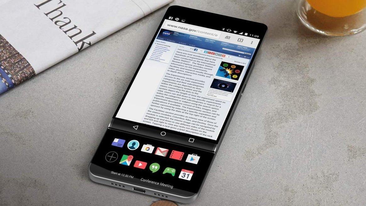 Dette kan være en tidlig utgave av LGs nye V30-mobil