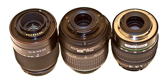 Kitobjektiv fra Sony, Nikon og Pentax