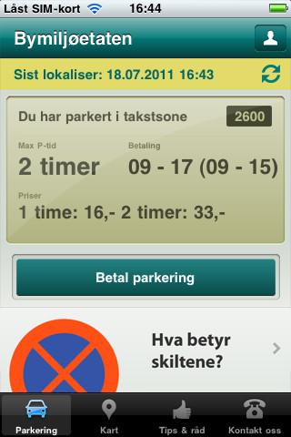 Parkering Oslo.