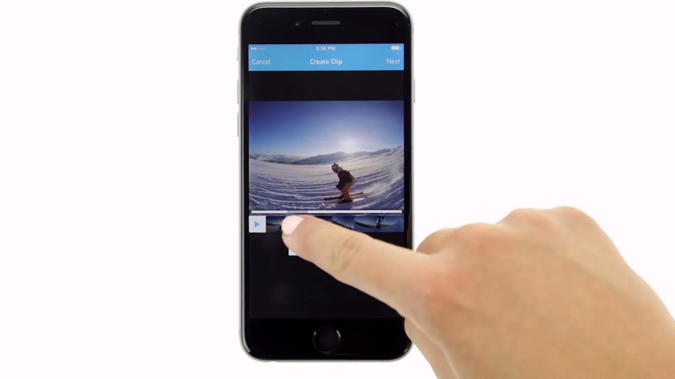 Rediger GoPro-videoene dine rett på mobilen