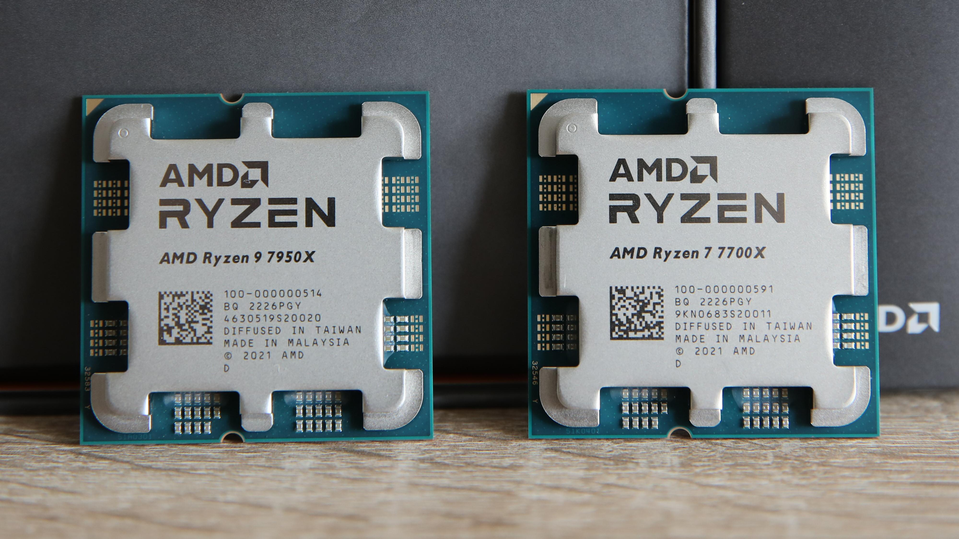 AMD Ryzen 9 7950X, Ryzen 9 7900X, Ryzen 7 7700X og Ryzen 5 7600X