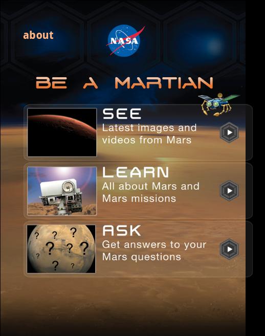 NASA Be A Martian.