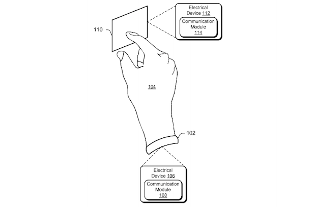 Grov skisse av Microsofts nye oppfinnelse.Foto: US Patent and Trademark Office