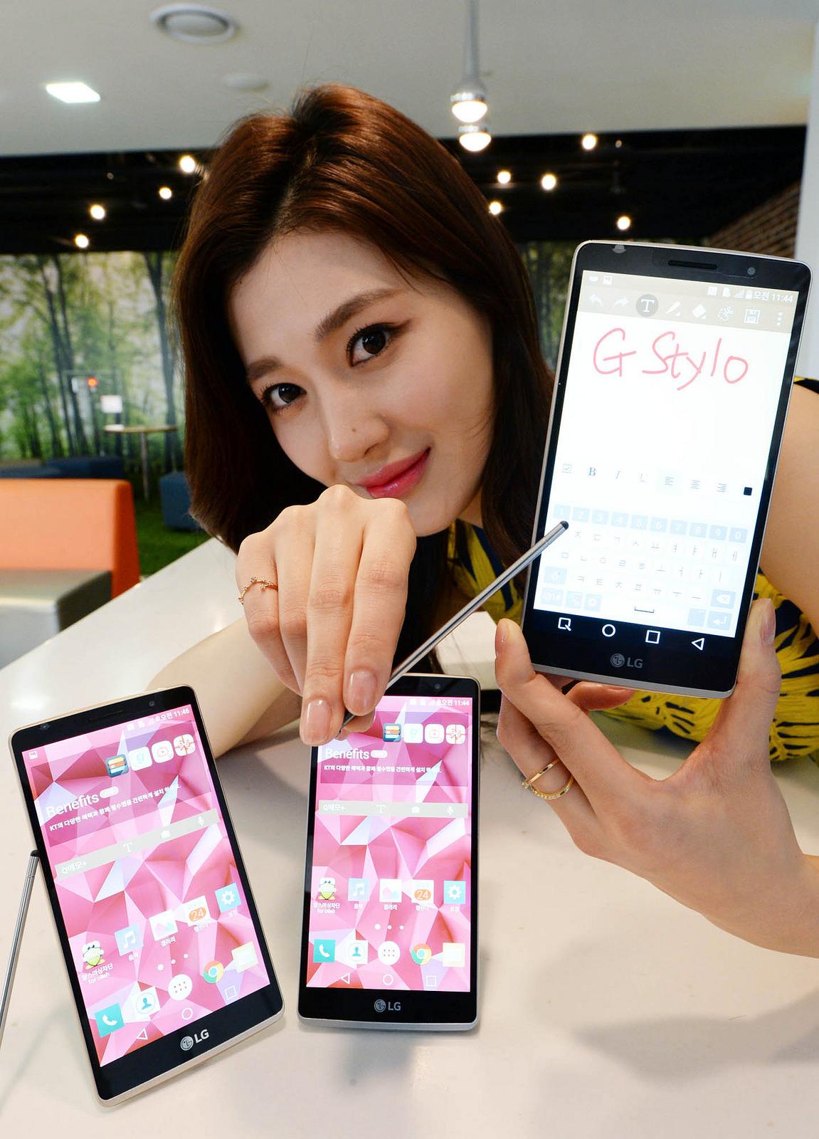 LG G Stylo får høyere oppløsning, men også større skjerm enn G3 Stylus. Foto: LG