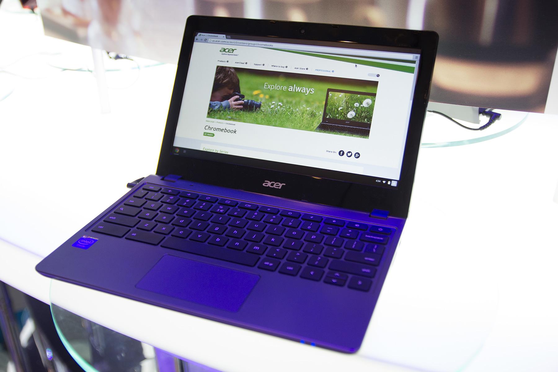 Acers nye Chromebook med Haswell-prosessor. Foto: Varg Aamo, Hardware.no