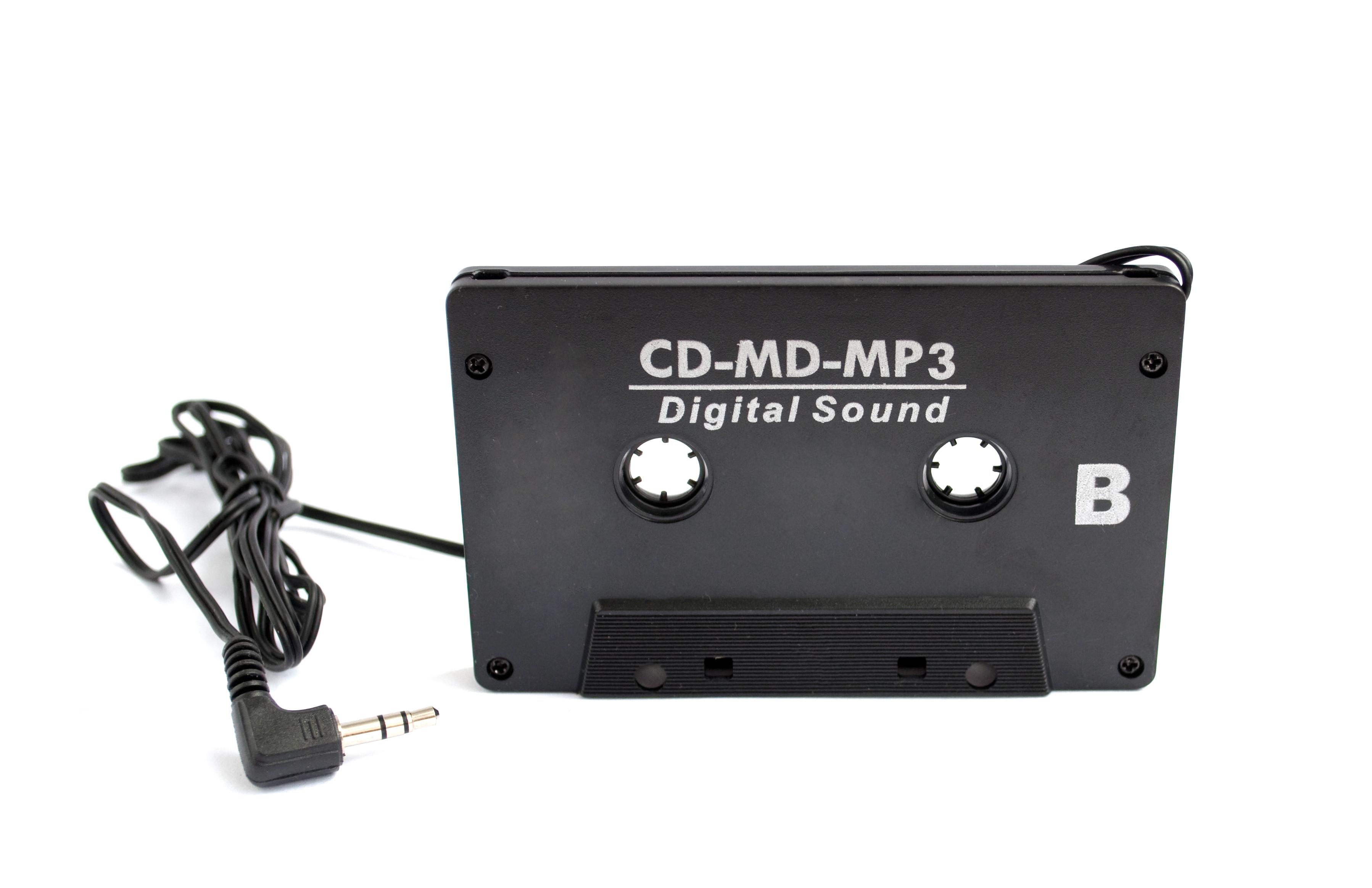 Denne adapteren overførte lyden fra mobilen til kassettspilleren din.