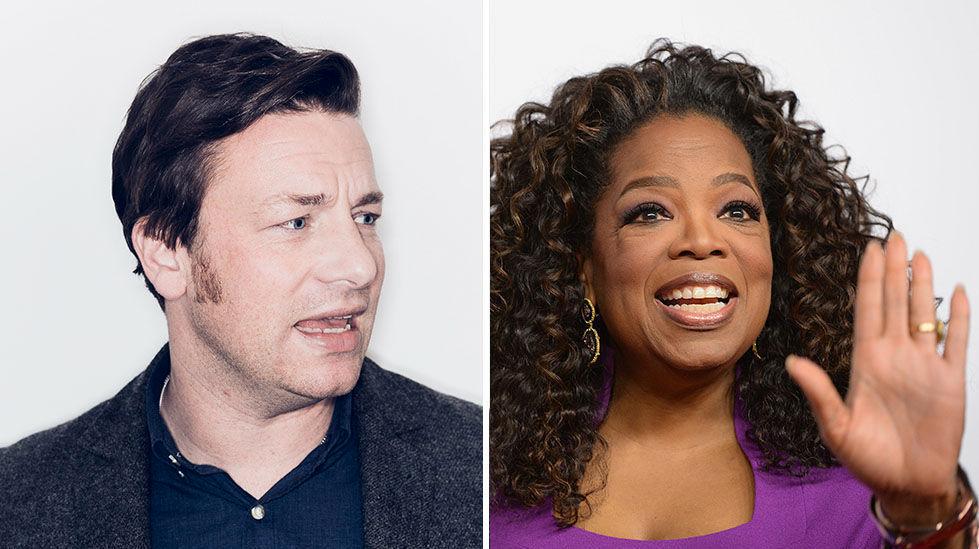 DILL-DALL: Jamie Olivers kommentar om fennikel på Oprah Winfreys instagrambilde har gått viralt. Foto: Krister Sørbø/VG/Robyn Beck/AFP