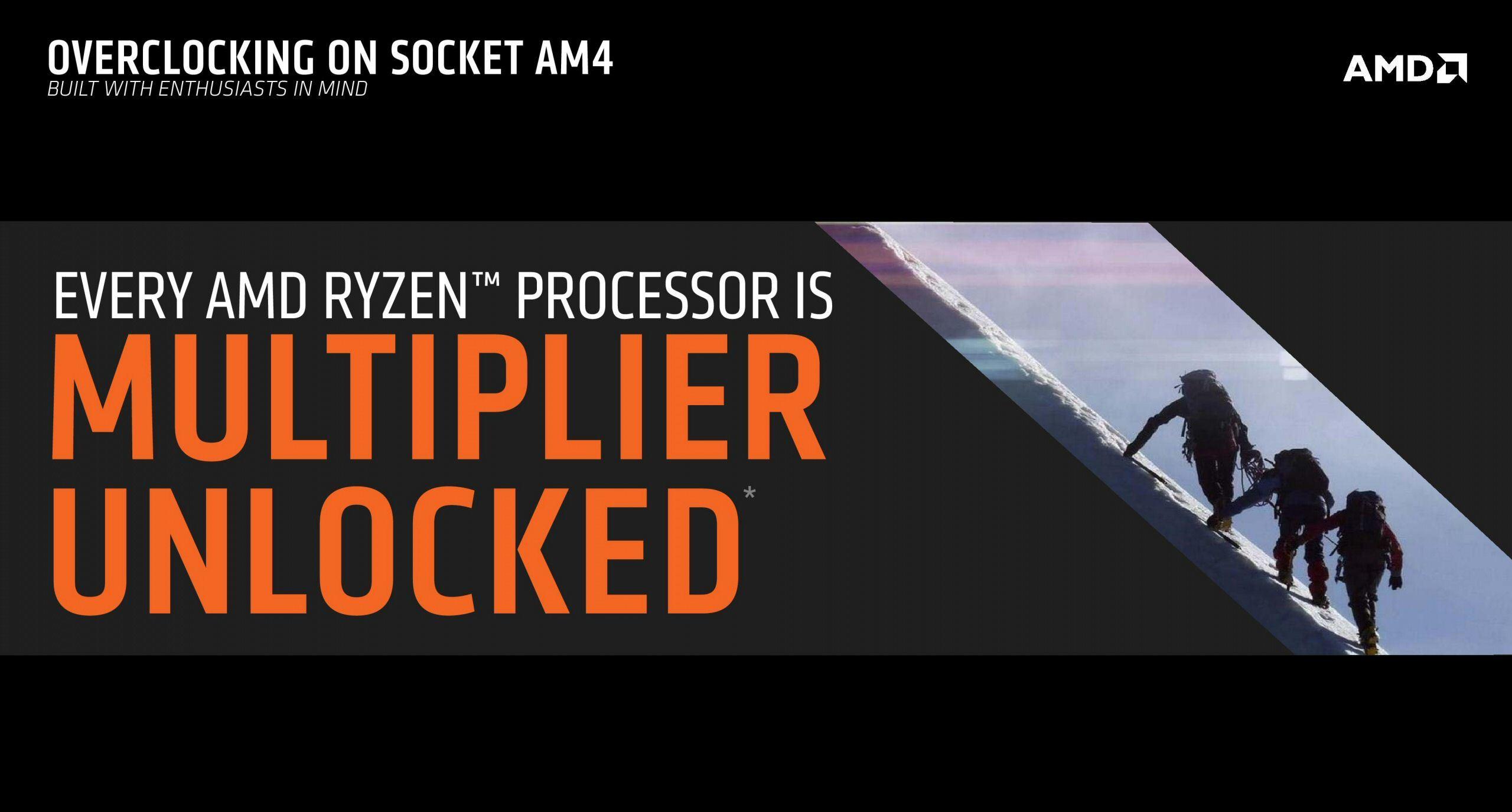 Absolutt alle nye Ryzen-prosessorer skal kunne overklokkes