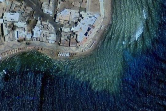 Lighthouse Reef, Dahab. Foto: Google Maps
