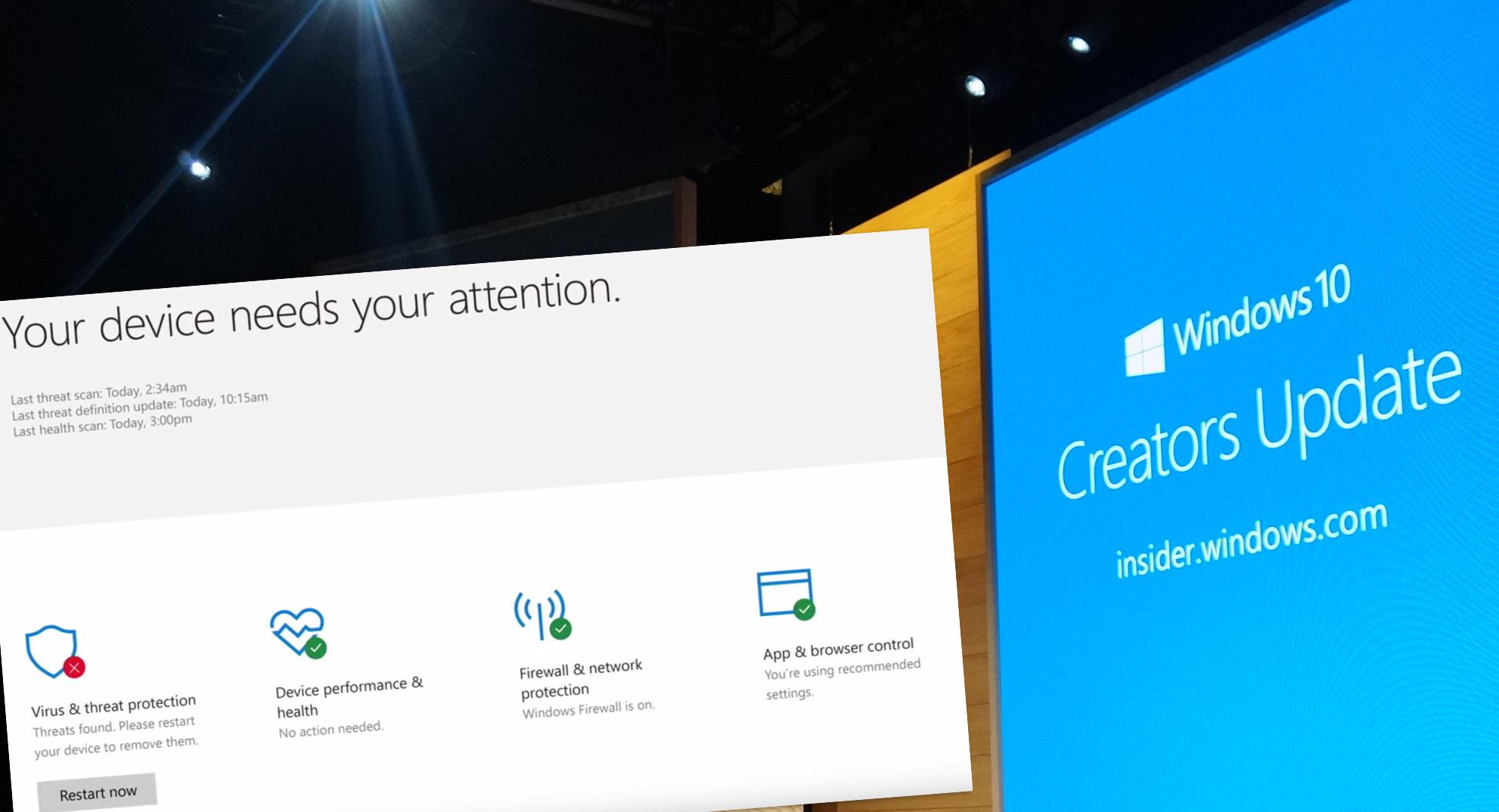Microsoft lanserer nytt sikkerhetssenter i din neste Windows 10-oppdatering