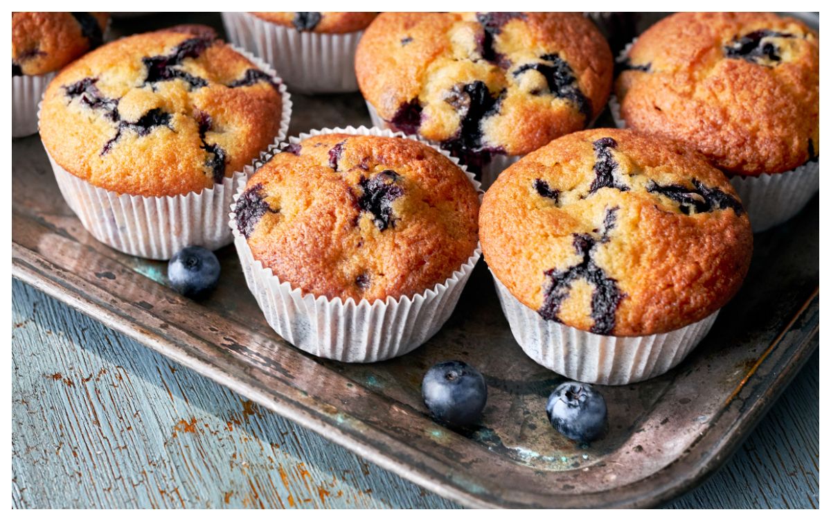 Blåbär är gott att smaksätta muffins med.