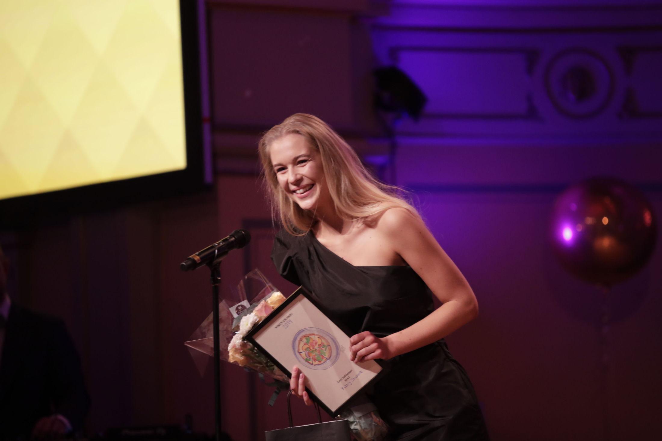 FØRSTE PRIS: Karen Elene Thorsen vant prisen «årets influenser mat». Foto: Vidar Ruud / NTB scanpix