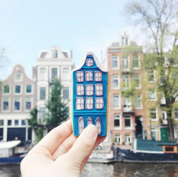 AMSTERDAM: Et hus. Foto: @vickiee_yo/Instagram