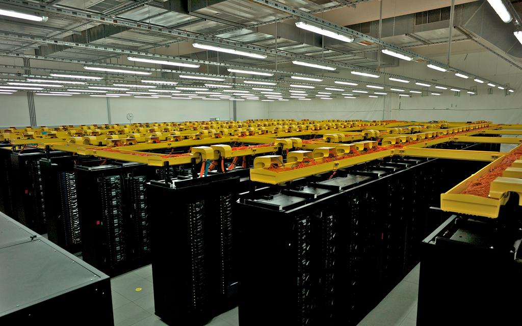 SuperMUC er den raskeste superdatamaskinen i Europa.Foto: IBM