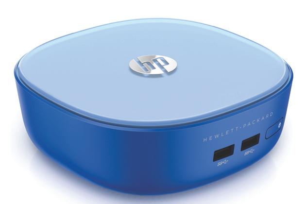 HP Stream Mini er litt blå av seg.Foto: HP