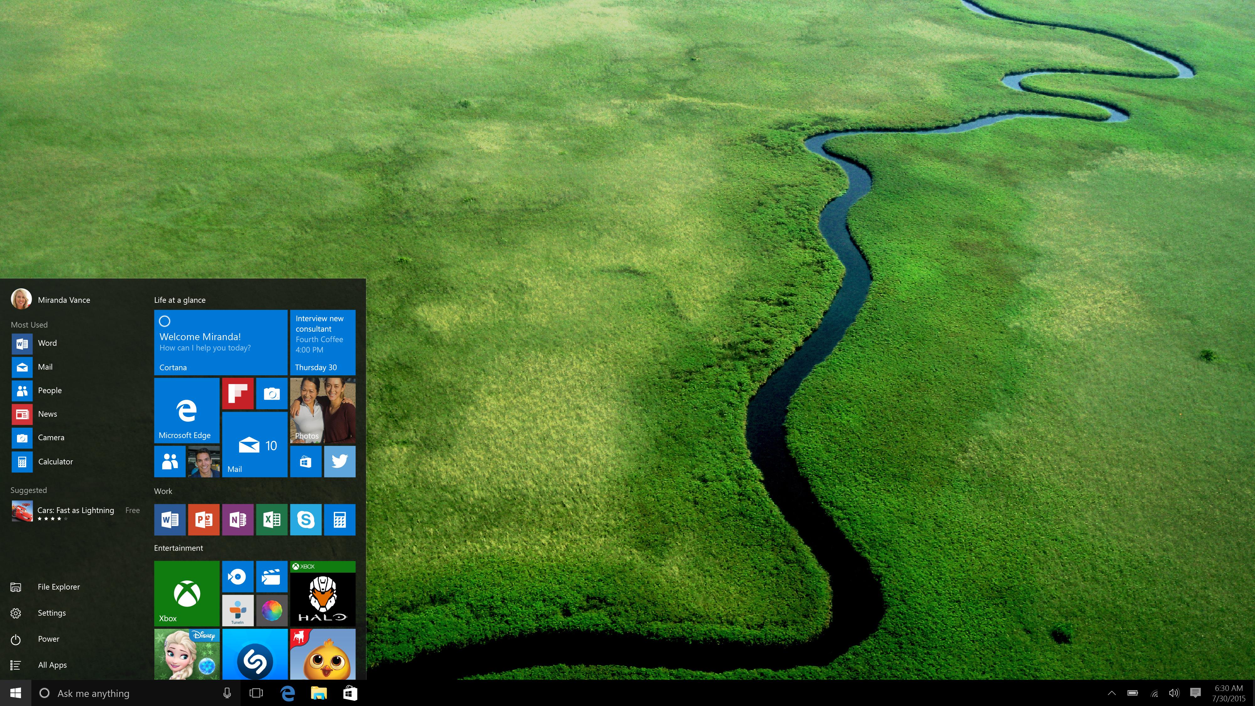 Microsoft finpusser Windows 10-beta