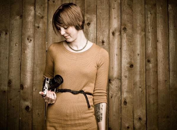 Cecilie Engebretsen fotografert av Leicas fotograf på Photokina 2012.Foto: Murat Aslan
