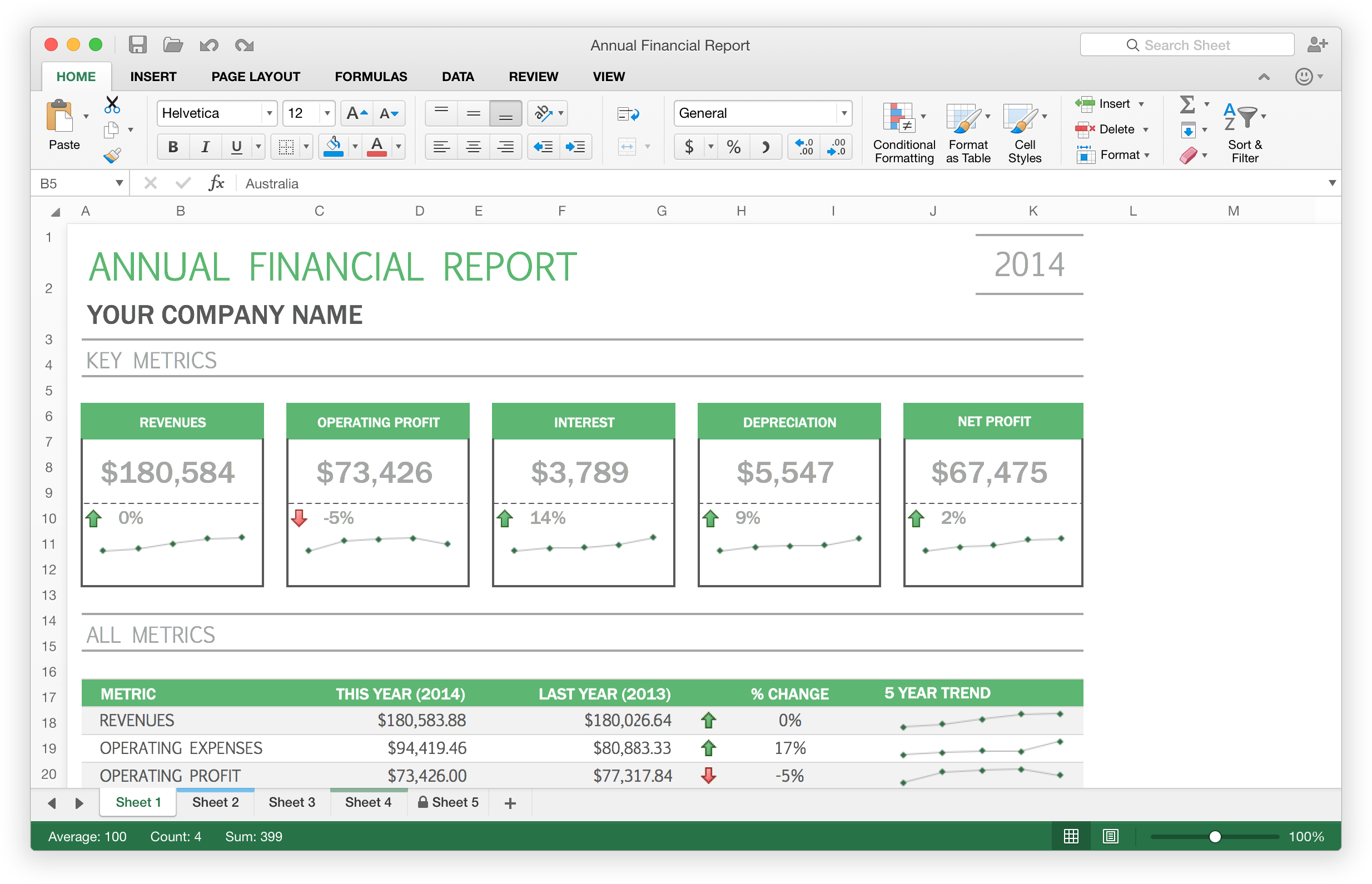 Excel 2016 for Mac. Foto: Microsoft