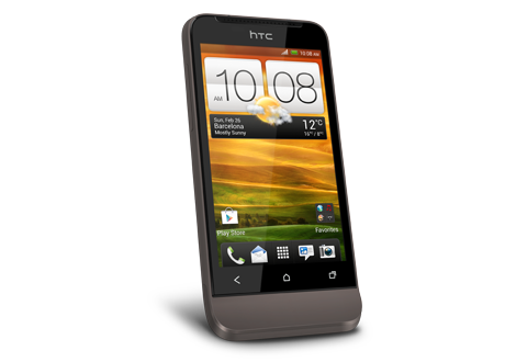 HTC One V er den rimeligste av telefonene i One-serien.