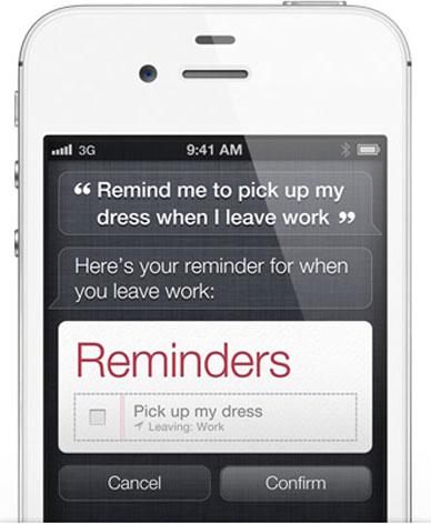 Med Siri kan man be telefonen om å gjøre det meste, uten å bruke en eneste knapp.