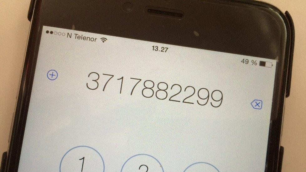 Ikke ring dette nummeret!