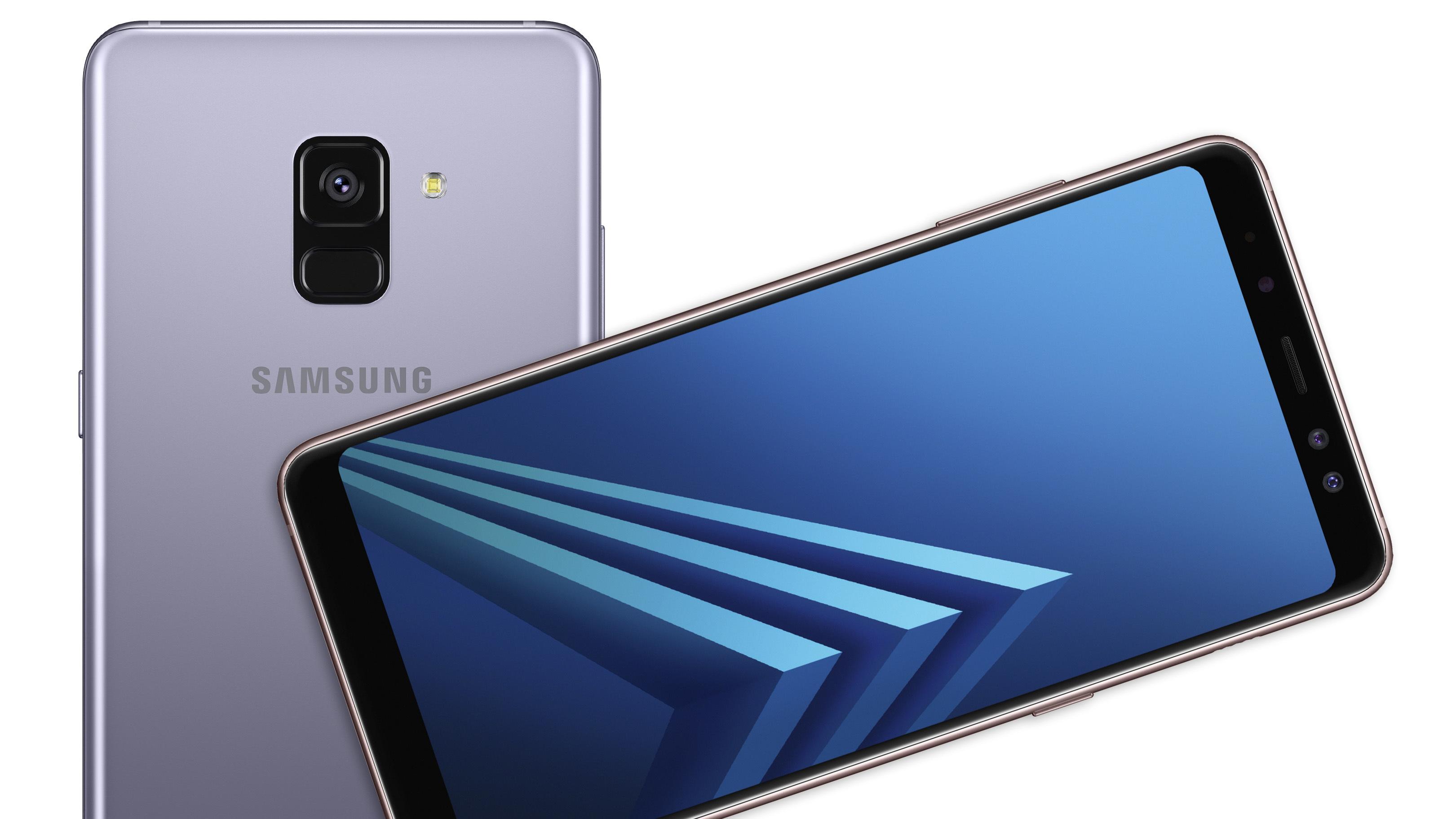 Nye Galaxy A8 får dobbelt selfiekamera og rammeløs design