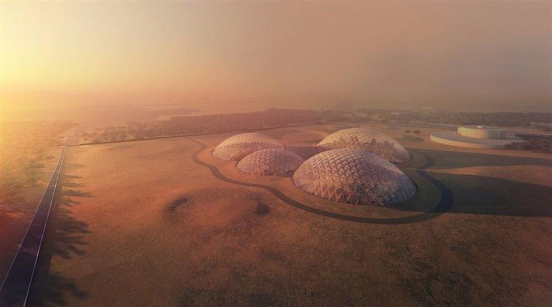 Dubai bygger en by som skal simulere livet på Mars